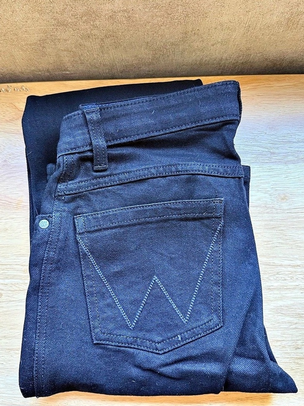 Wrangler Ultimate Riding Jean Black Boot Cut Jeans Waist 27 Length 36